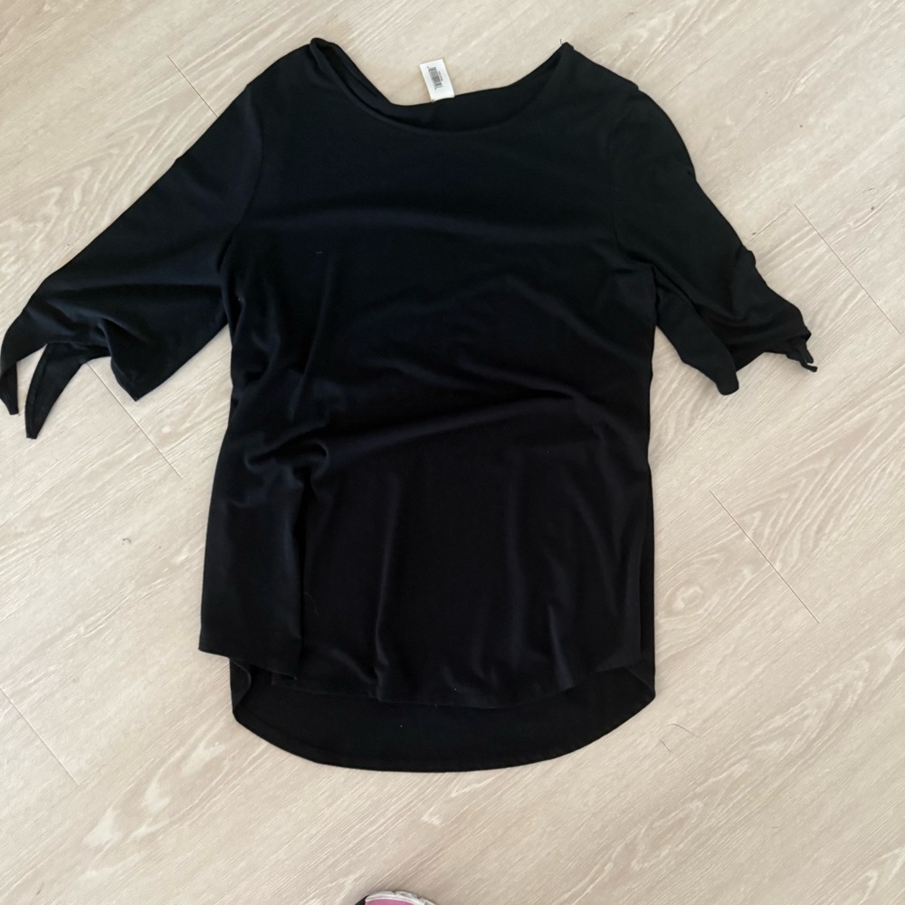 Sweet Loop Elegant Black Women's Top